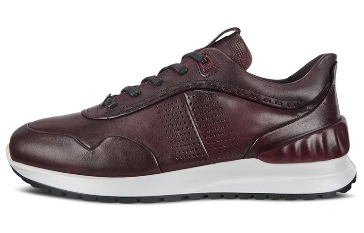 Ecco Astir Lifestyle Shoes Men Low-top Burgundy