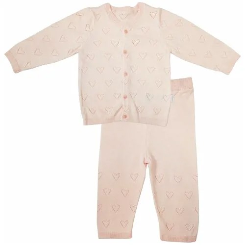 Комплект одежды Папитто, размер 62, розовый