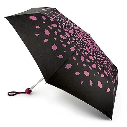L869-3798 RainingLipsPink (Дождь из розовых губ) Зонт женский механика Lulu Guinness Fulton