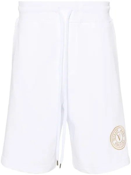 Versace Jeans Couture спортивные шорты V-Emblem, белый