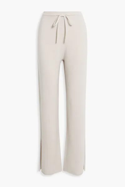 Спортивные брюки из смесовой шерсти мериноса The Range, светло-серый