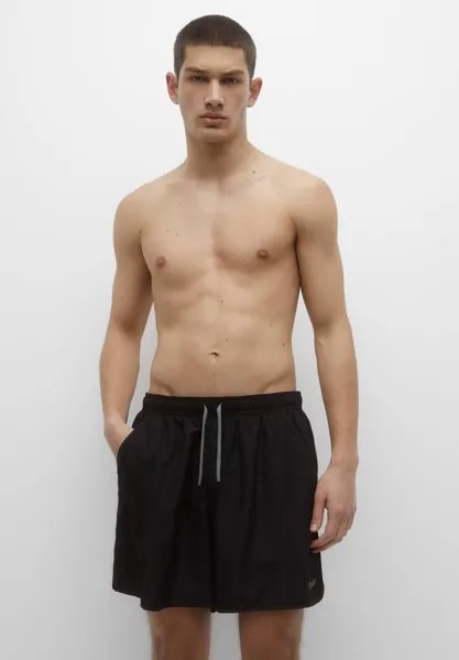 Плавки BASIC WITH ELASTIC WAISTBAND PULL&BEAR, цвет black