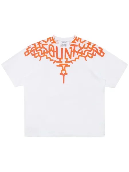 Marcelo Burlon County of Milan футболка с принтом Graffiti Wings, белый