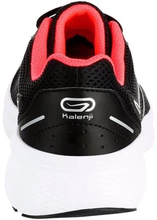 Кроссовки для бега женские RUN CUSHION черно-коралловые, размер: 41, цвет: Черный KALENJI Х Декатлон