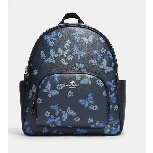 Рюкзак Coach, регулируемый ремень, синий