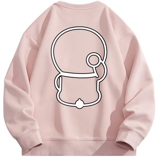 Толстовка унисекс Doraemon, Светло-зеленый