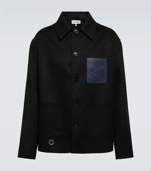 Куртка из шерсти и кашемира Loewe, черный