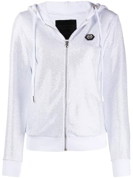 Philipp Plein декорированное худи Philipp Plein TM, белый