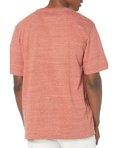 Футболка Carhartt Signature Logo S/S T-Shirt, цвет Terracotta Snow Heather