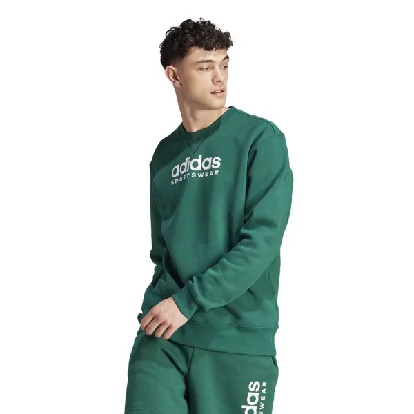 Толстовка adidas Sportswear All Szn Fleece Graphic, зеленый