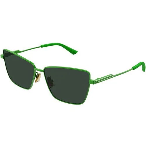 Солнцезащитные очки Bottega Veneta, зеленый