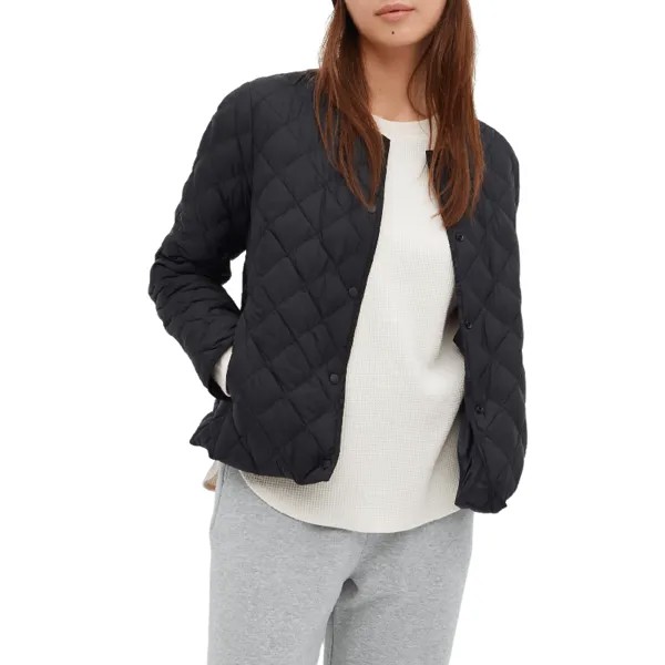 Куртка утепленная Uniqlo Warm Padded Quilted, черный