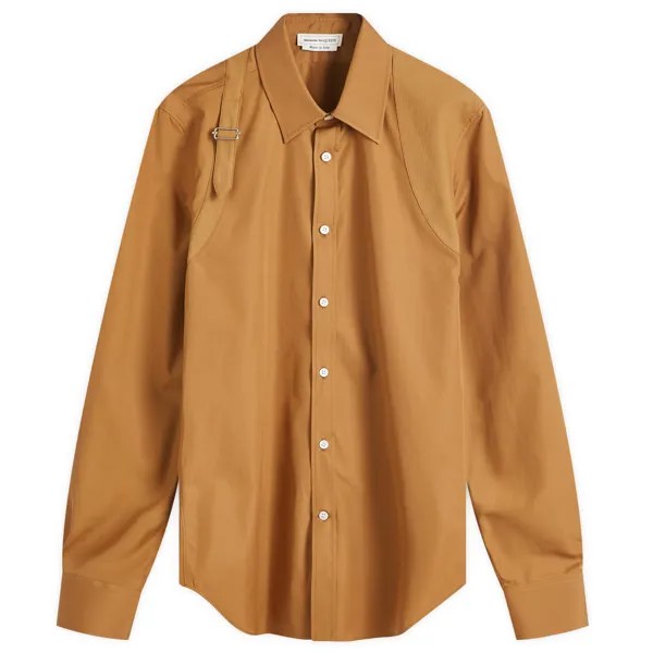 Рубашка Alexander Mcqueen Harness Shirt, цвет Rich Camel