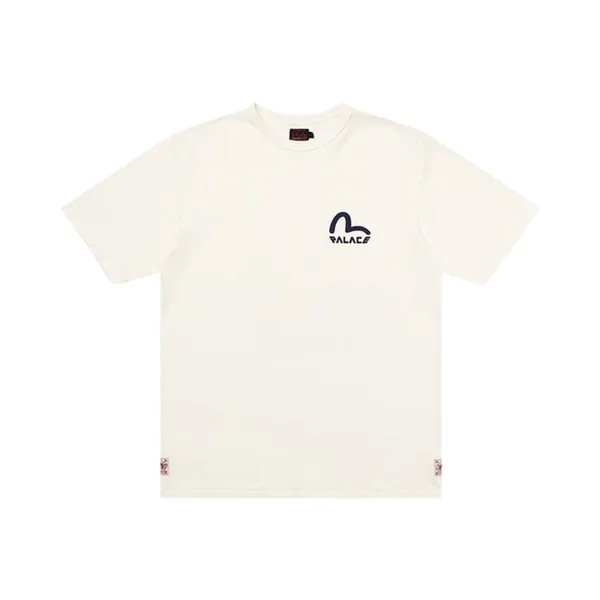 Футболка Palace x Evisu T-Shirt 'White', белый