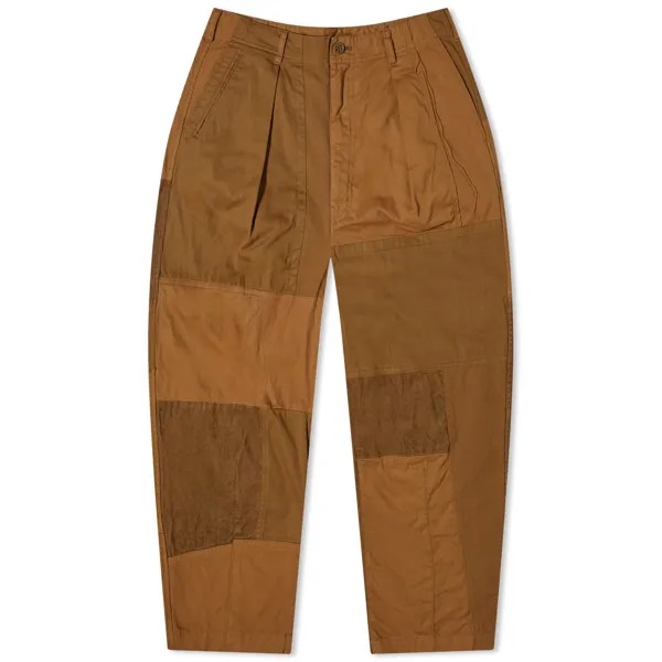 Брюки Comme Des Garçons Homme Cord Patchwork, цвет Beige Mix