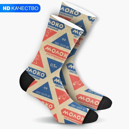 Носки MimiSocks, размер 35/37, мультиколор