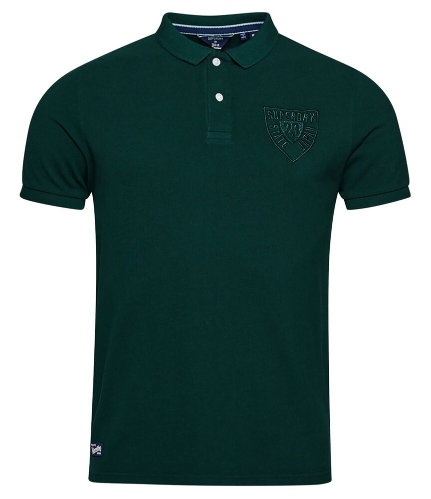 Поло Superdry Vintage Superstate, зеленый