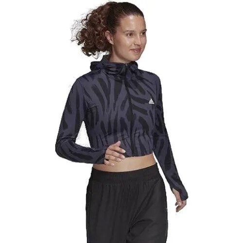 Лонгслив adidas, размер L, синий
