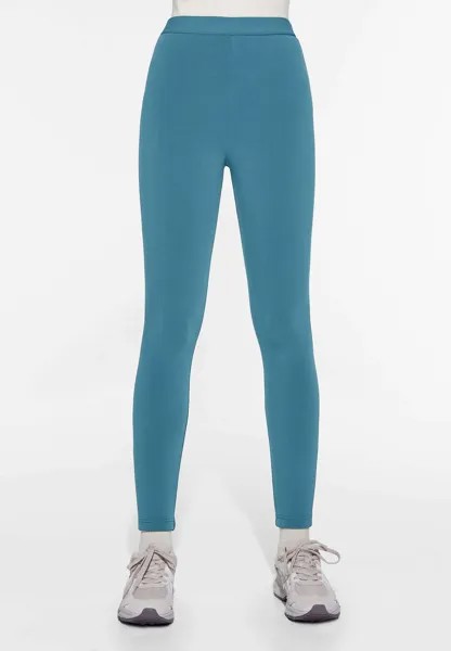 Леггинсы SUPER EXTRA WARM SEAMLESS 65CM ANKLE-LENGTH LEGGINGS OYSHO, цвет turquoise