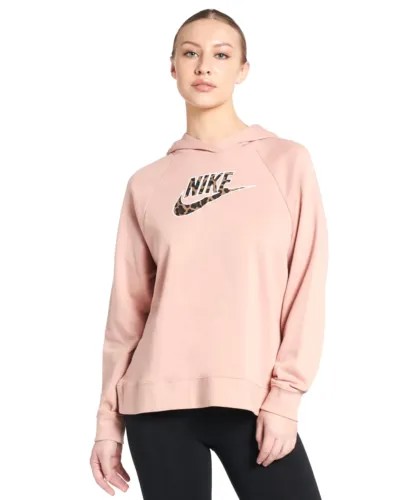 Женская флисовая худи Nike Rose Whisper