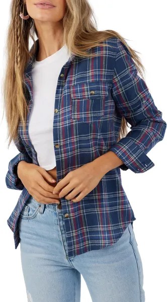 Рубашка Nash Flannel O'Neill, цвет Medieval Blue