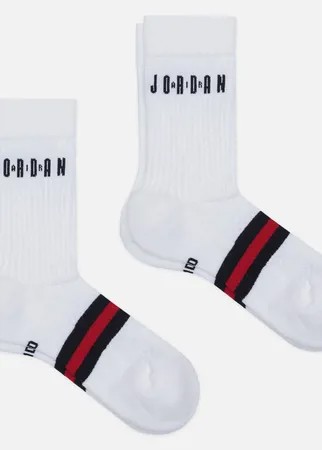 Комплект носков Jordan 2-Pack Legacy Crew, цвет белый, размер 42-46 EU