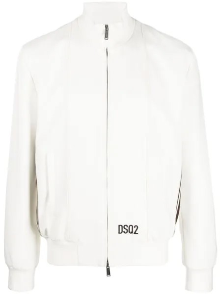 Dsquared2 спортивная куртка с полосками, нейтральный цвет