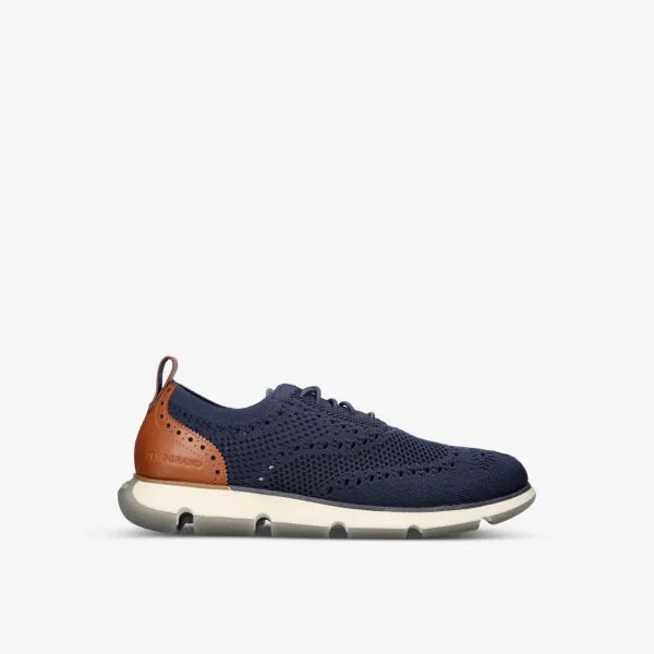 ZeroGrand StitchLite трикотажные оксфорды Cole Haan, темно-синий