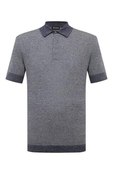 Поло из хлопка и льна Zegna