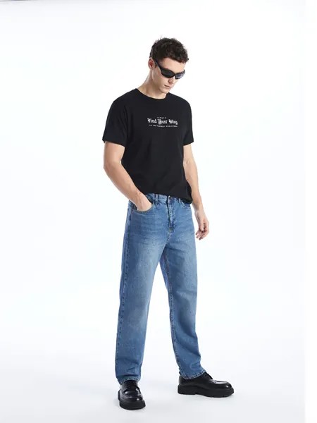 Мужские джинсовые брюки Baggy Fit LCW Jeans, среднее индиго родео