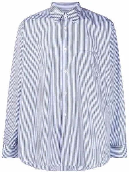 Comme Des Garçons Shirt полосатая рубашка с длинными рукавами