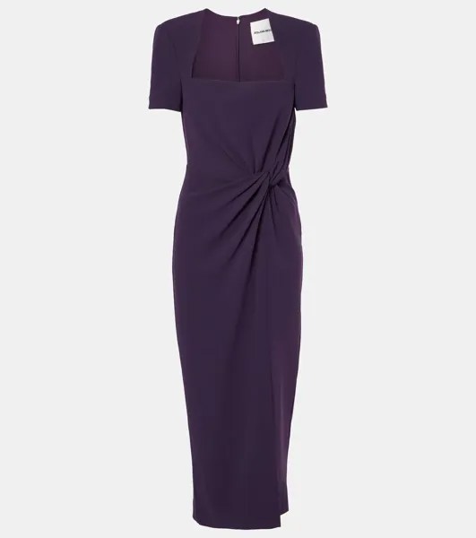 Мини-платье Cady Roland Mouret, цвет aubergine
