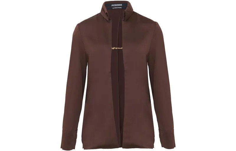 Атласная рубашка La Chemise Notte Jacquemus