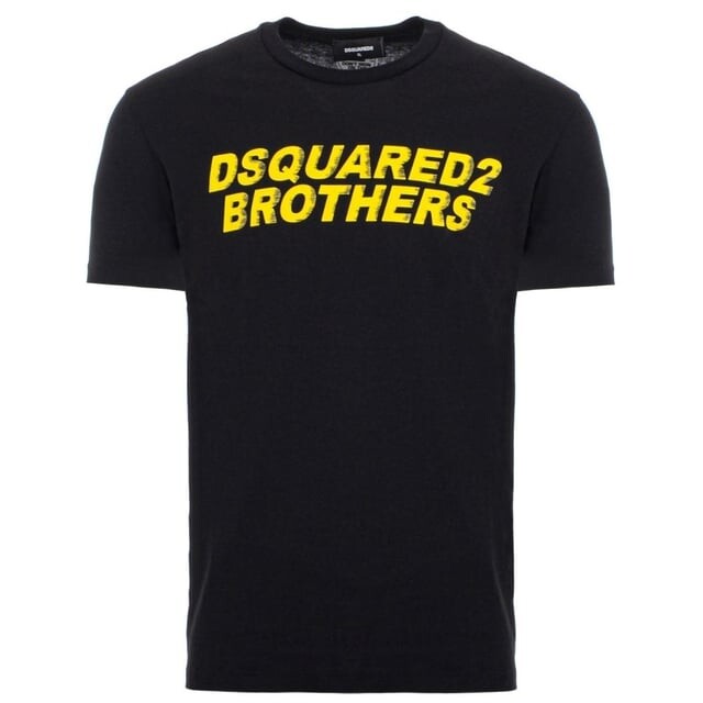Футболка с логотипом Brothers Dsquared2, черный