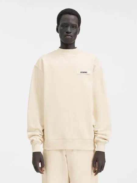Толстовка с логотипом Grgrain Le Gr Grain Jacquemus, бежевый