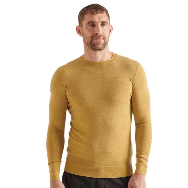 Свитер Superdry Studios Merino Crew, желтый