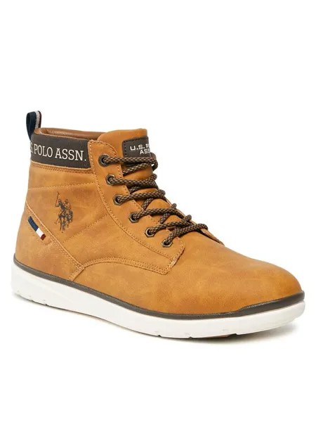 Туфли на шнуровке U.S. Polo Assn., коричневый