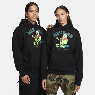 Худи Nike SB Fleece Pullover Skate Hoodie, черный