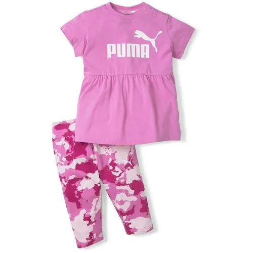 Комплект детский, Puma Minicats Dress, детский, размер 62 ; розовый