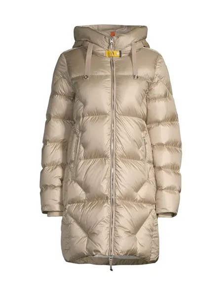 Стеганый нейлоновый пуховик с капюшоном Janet Parajumpers
