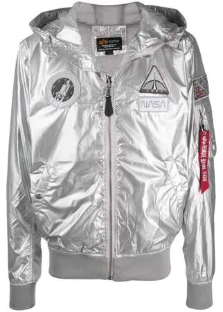 Alpha Industries куртка с капюшоном из коллаборации с NASA