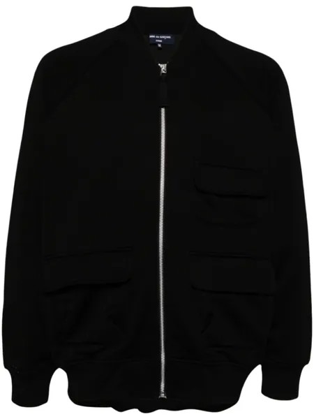 Comme des Garçons Homme хлопковая куртка-бомбер на молнии, черный