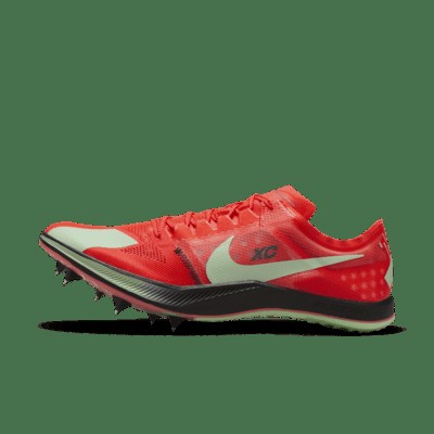 Шипованные кроссовки Nike ZoomX Dragonfly XC Cross-Country Spikes, цвет Bright Crimson/Black/Metallic Silver/Vapor Green
