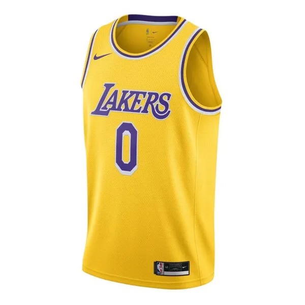 Майка Nike x NBA LA Lakers Jerseys 'Russell Westbrook 0', желтый