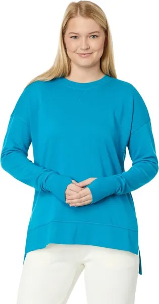 Толстовка After Class Longline Sweatshirt Sweaty Betty, цвет Future Blue