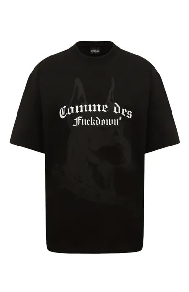 Хлопковая футболка Comme des Fuckdown