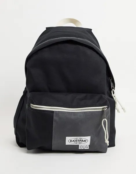 Черный с серым рюкзак с мягкими вставками Eastpak Padded Pak'r-Черный цвет