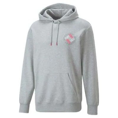 Puma Swxp Graphic Pullover Hoodie Мужская серая повседневная верхняя одежда 53566004
