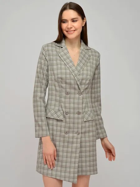 Платье-пиджак женское 1001dress VI00151BG бежевое 48