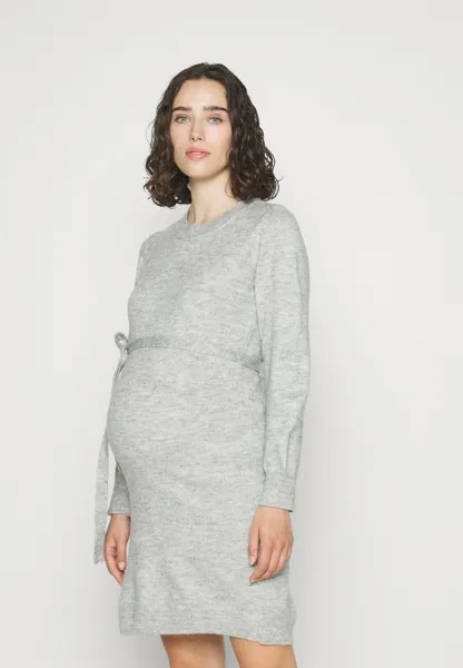 Платье MAMALICIOUS MLNEWANNE DRESS, цвет light grey melange